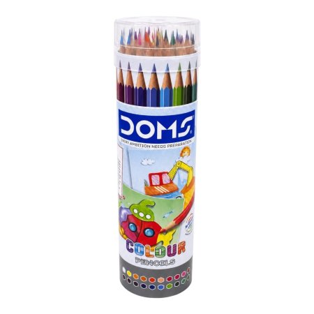 الوان خشب اسطوانه 24 لون DOMS